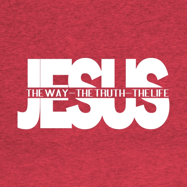 I am the way, and the truth, and the life; no one comes to the Father, but through Me - John 14:6 | Bible Quotes by Hoomie Apparel